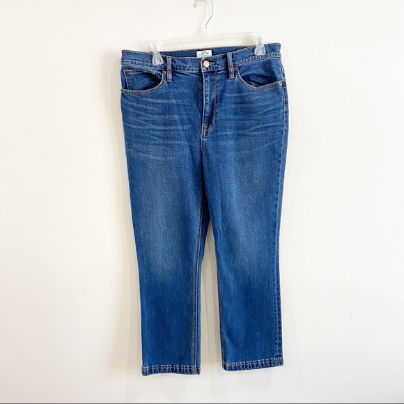 J.Crew Billie High Rise demi-boot crop jean in Bergen wash Size 31 - Picture 2 of 9